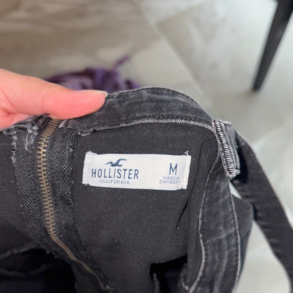 Hollister Black Button-Up Mini Dress - Picture 3 of 5